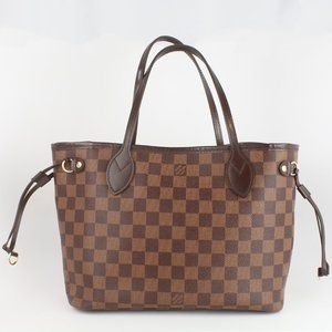 Louis Vuitton Neverfull PM Damier Ebene Tote
